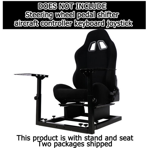 Anman Flight Simulation Cockpit Or Racing Wheel Stand With Seat Fit